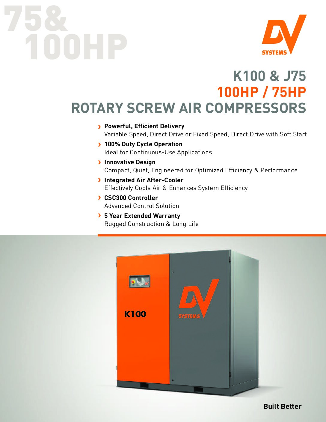 K & J Series (75-100 HP)