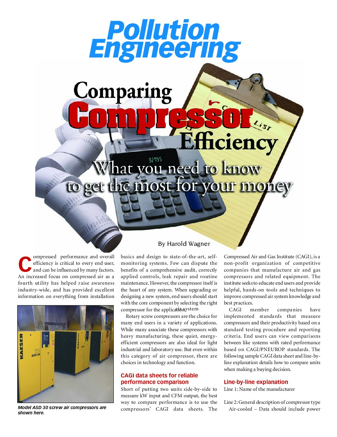 Article: Comparing Efficiency