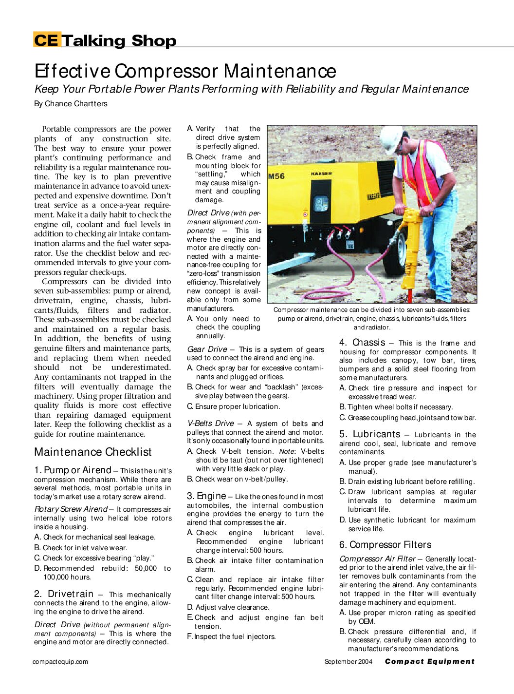 Effective Compressor Maintenance