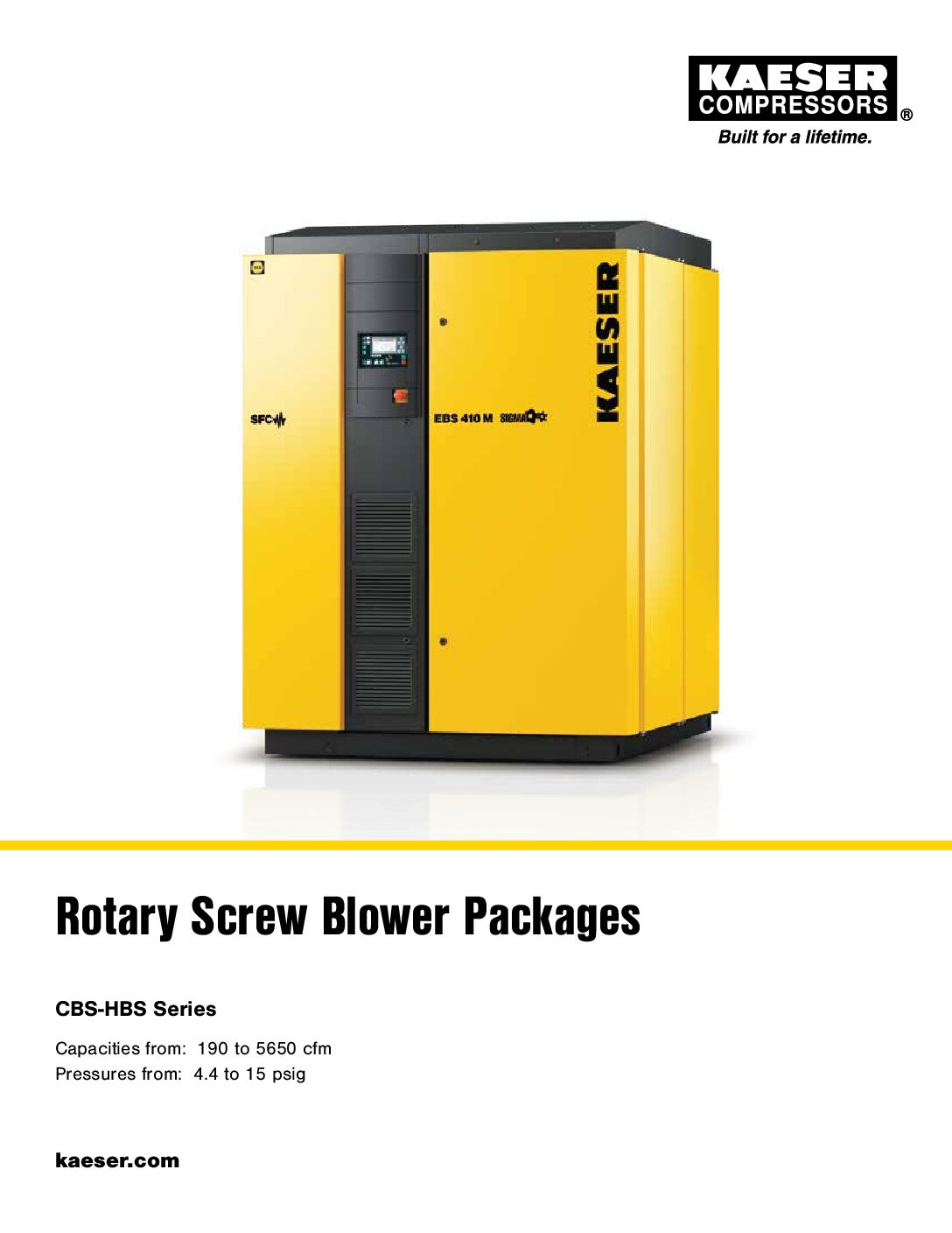 Rotary Screw Blower Packages