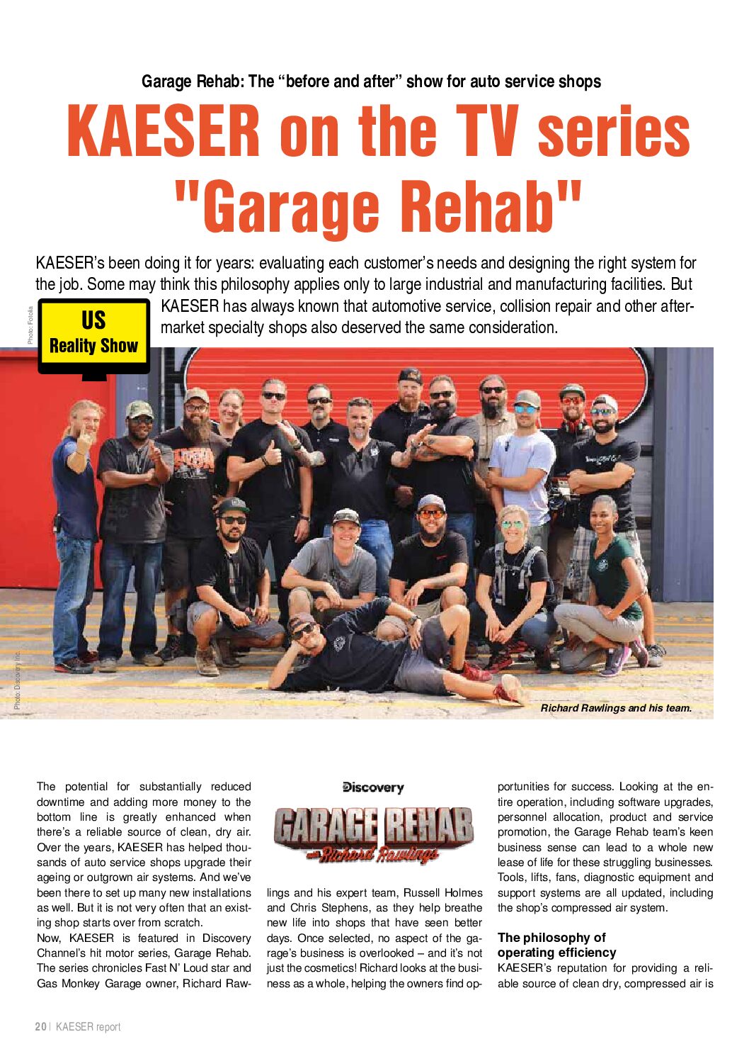 Kaeser Report: Garage Rehab