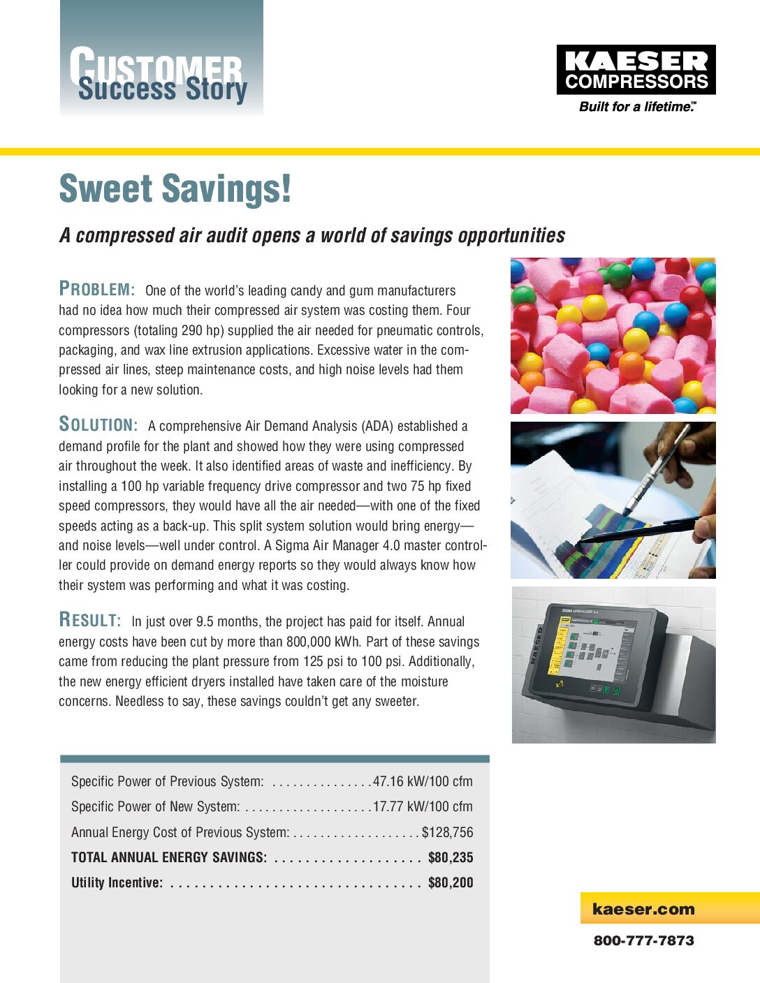 Success Story: Sweet Savings
