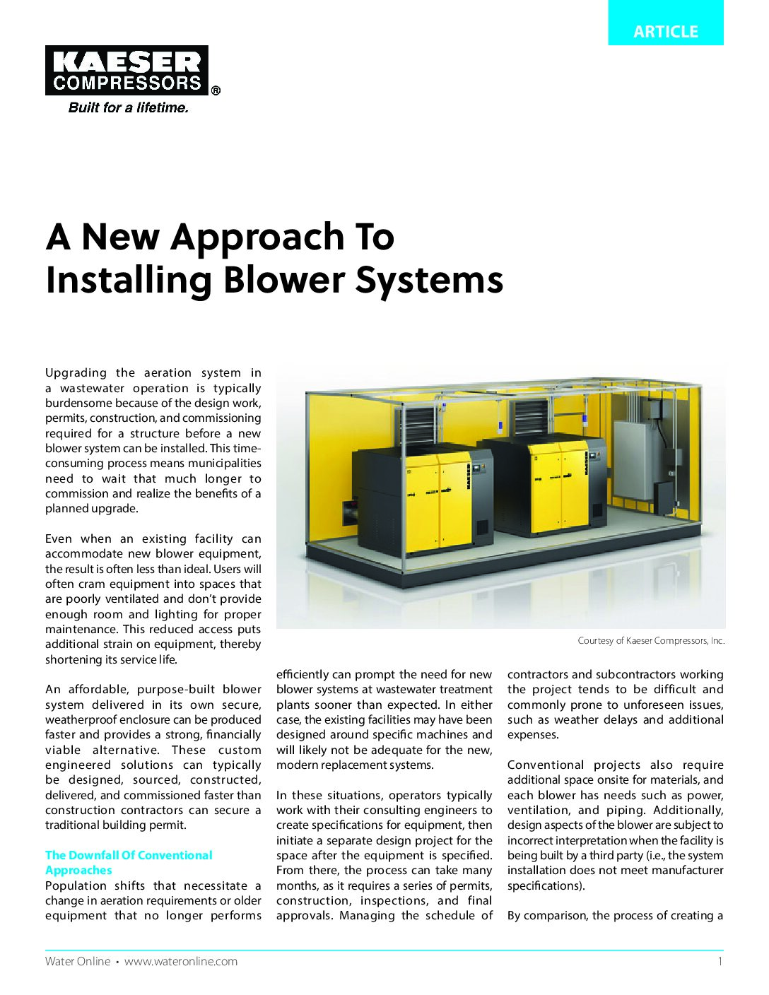 Article: Installing Blower Systems