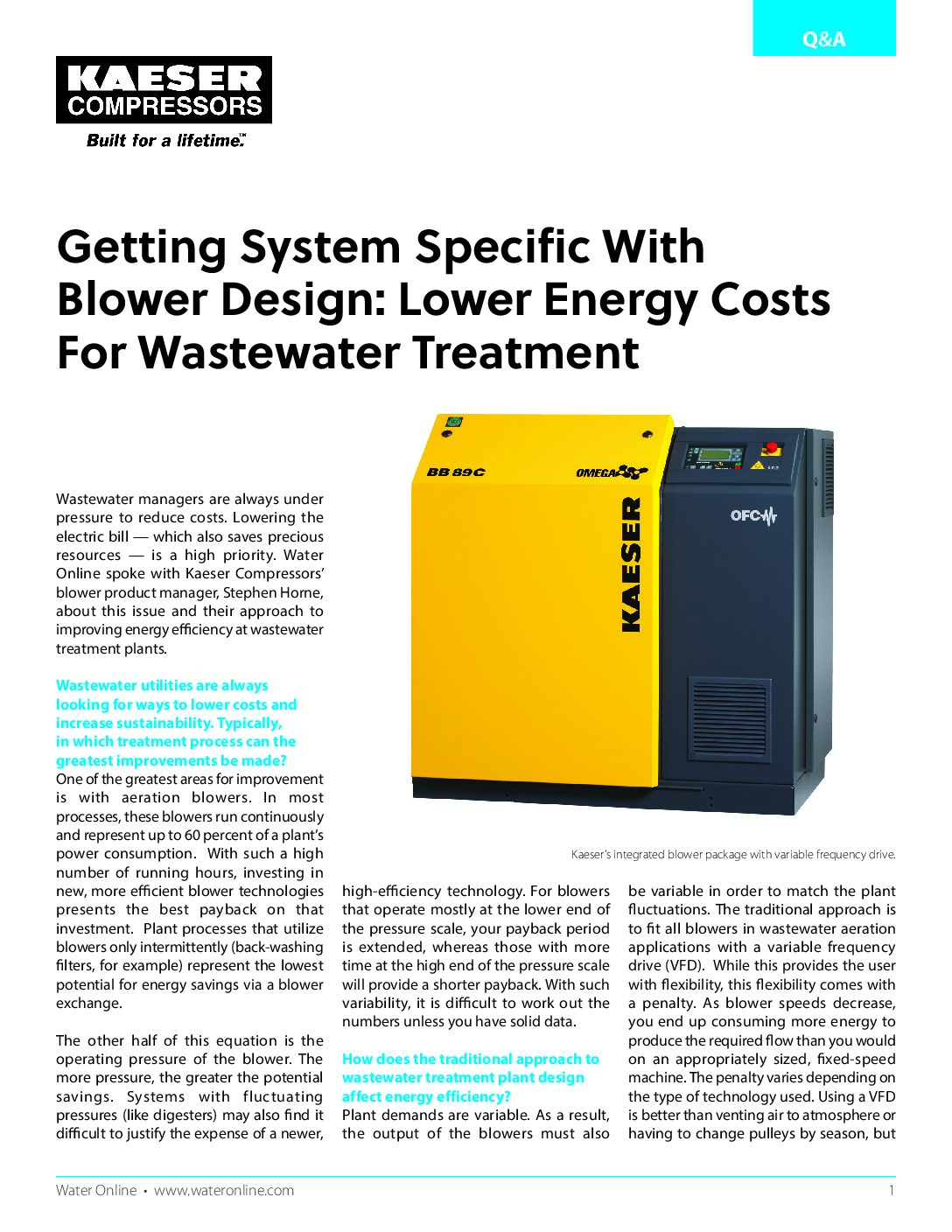 Article: System Specific Blower Design